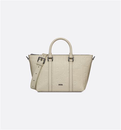 Weekender 25 Beige and Black Dior Oblique Jacquard with Black 